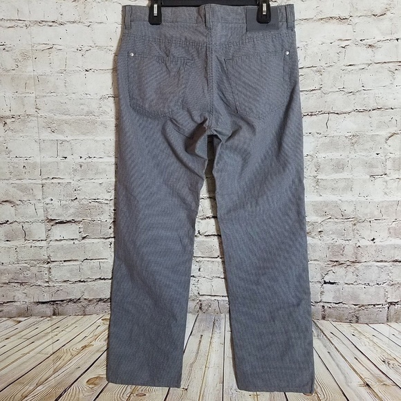 Hugo Boss Checkered Print Pant Gray & Black - Picture 5 of 8
